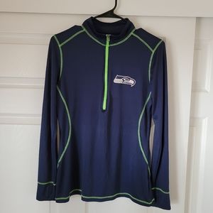 Seattle Seahawks Lightweight Quarter Zip NFL Size S